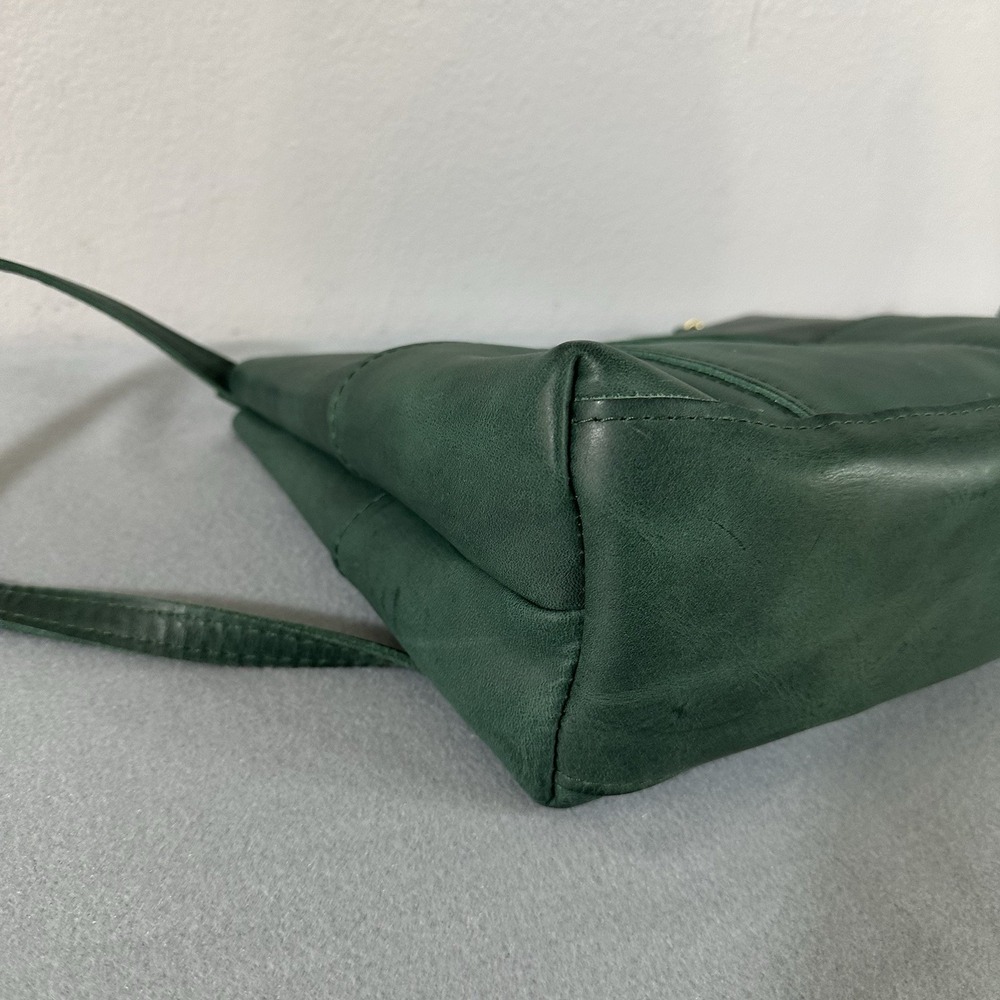 Portland Leather Goods Crossbody Bag Charlotte Green - Picture 5 of 11